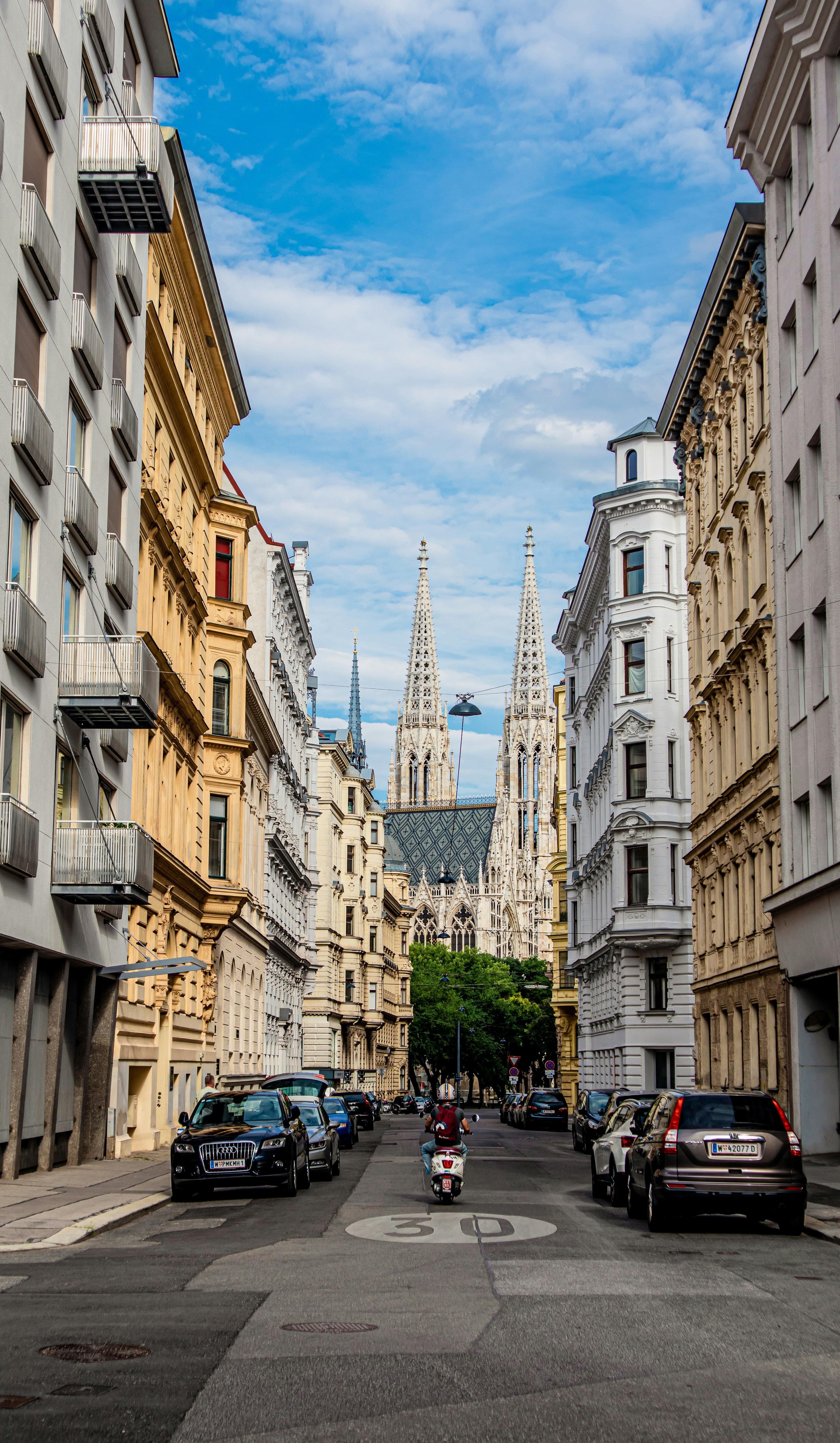 A view of a Vienna street