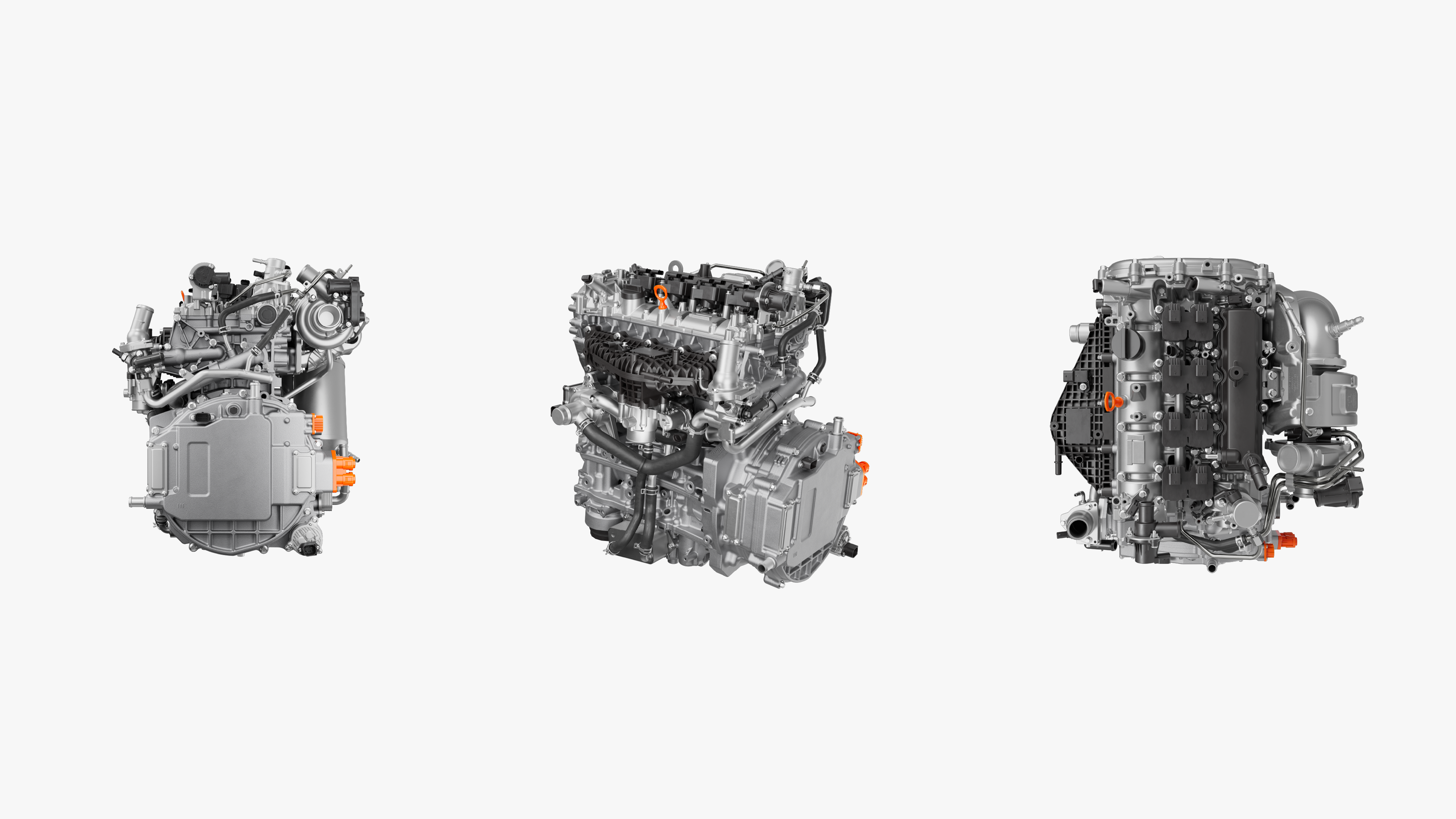 Three different angles of a DHE20TDM system