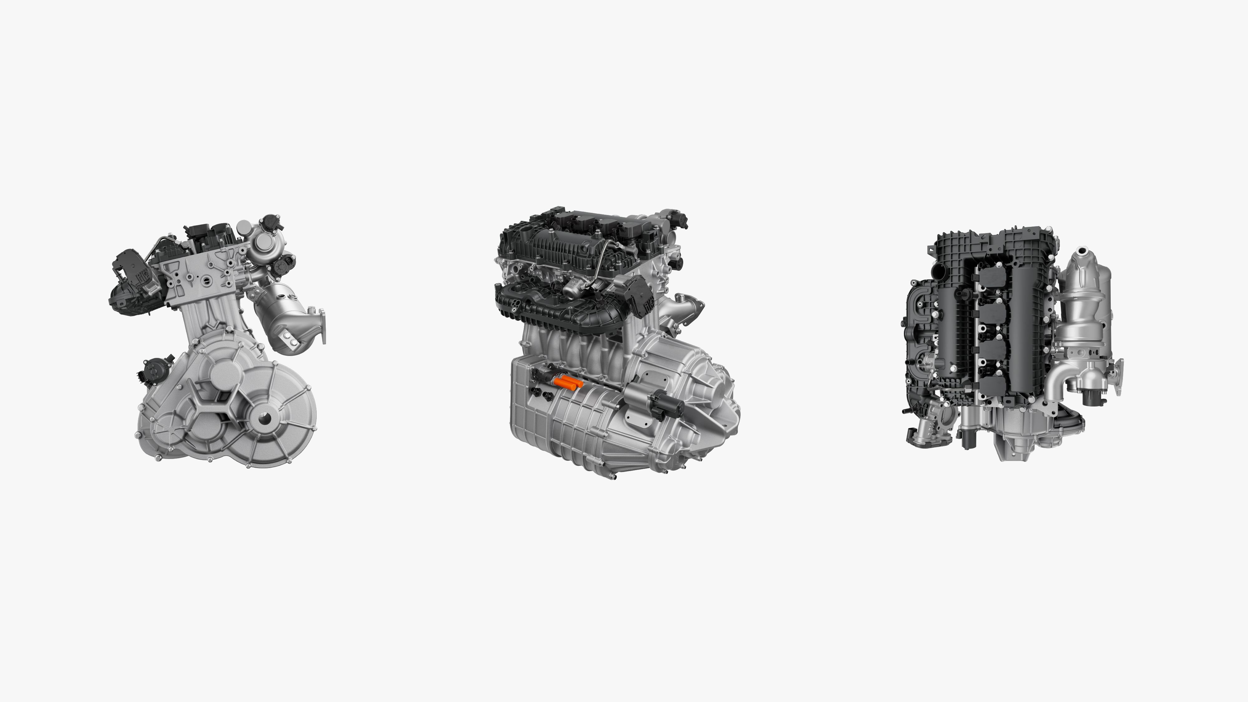 Three different angles of the X-RANGE F15 DRIVE DIRECT system